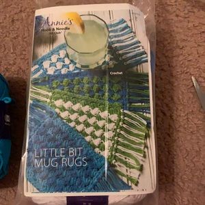 Annie's Hook & Needle Club Crochet Knit Mug Rugs